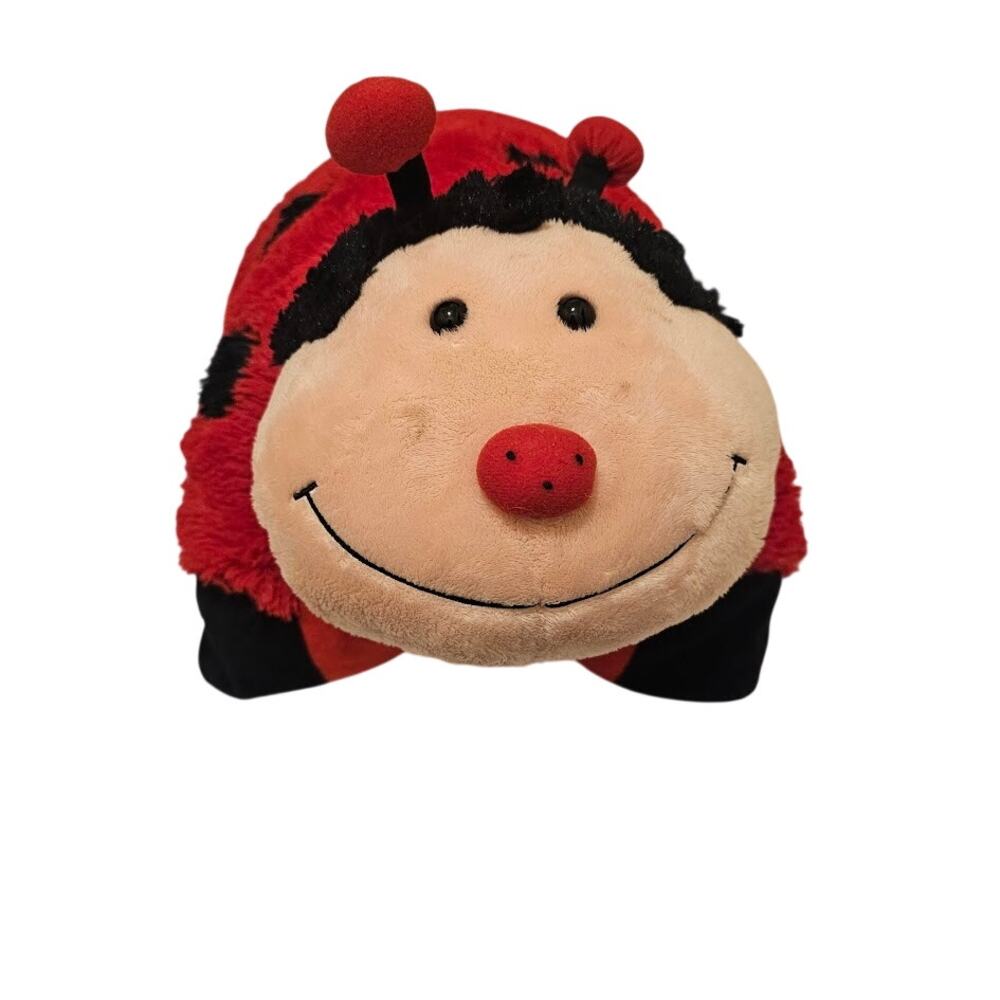 Pillow Pets Ms Lady Bug Red Plush 2010 Retro
